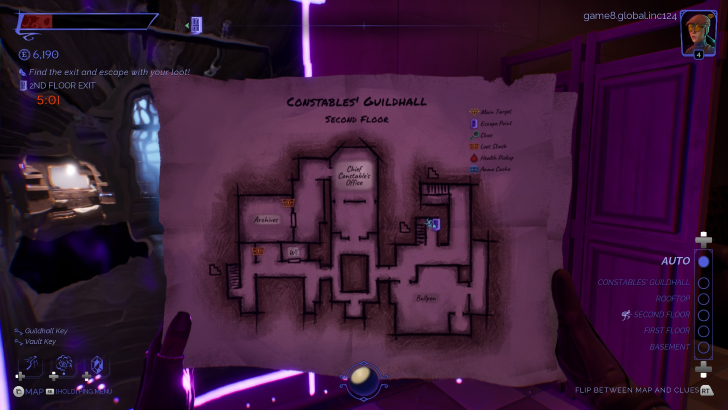 thick as thieves using the map