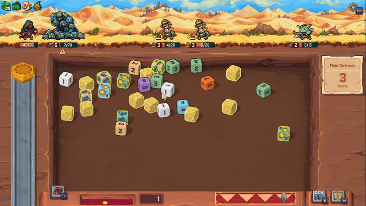 rune dice scarab swarm mini-boss fight