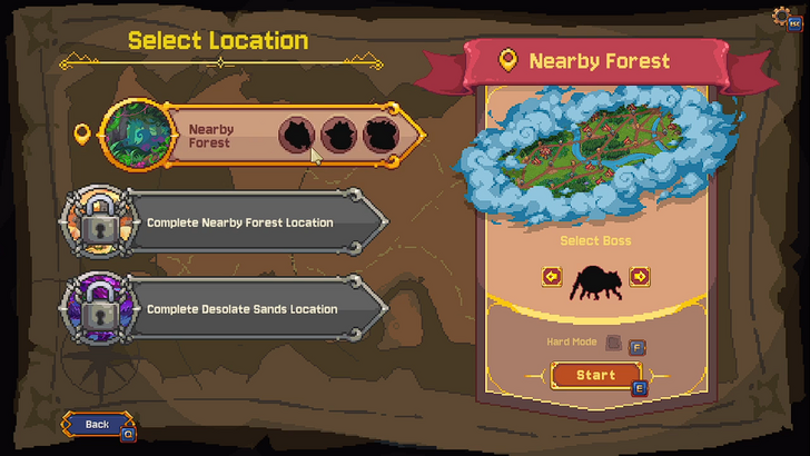 rune dice map selection screen