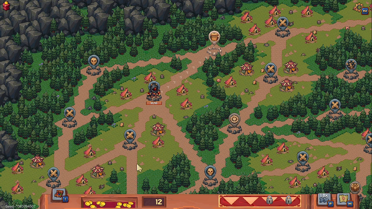 rune dice forest branching paths