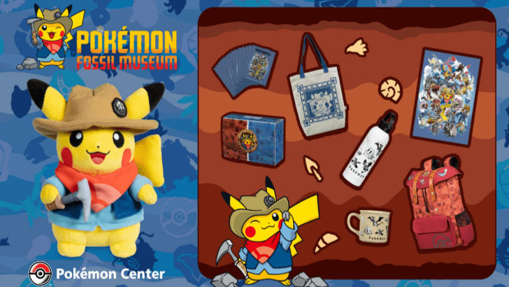 Pokemon Fossil Museum Merch Preview