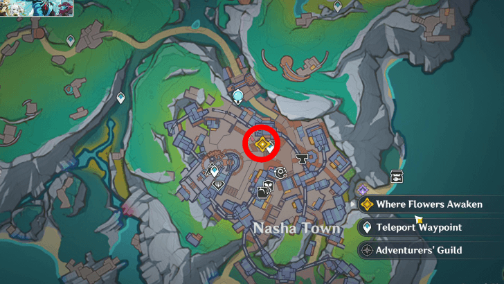 Genshin - Where Flowers Awaken Talk to Katheryne
