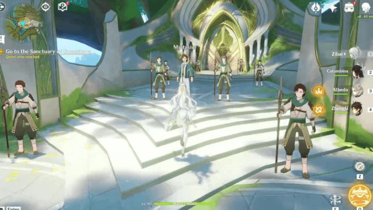 Genshin - Go to the Sanctuary of Surasthana