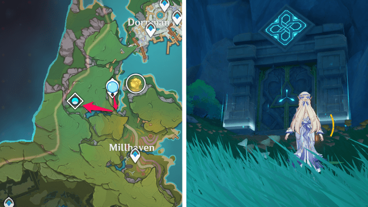 Genshin Celestial Gift 6.6 Artifact location