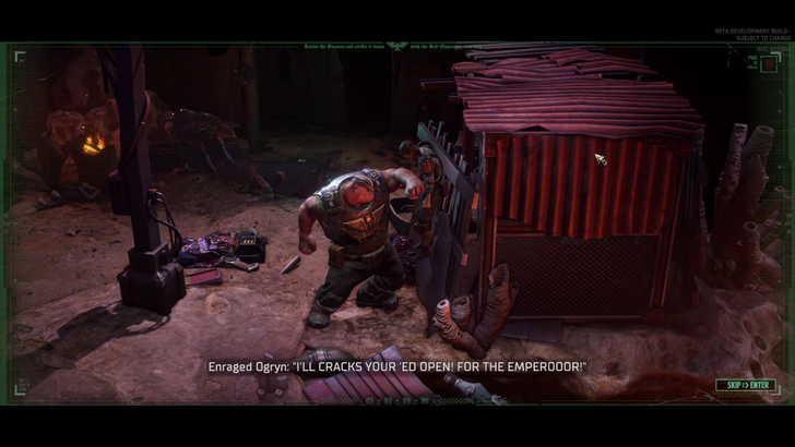 Warhammer 40K Dark Heresy ogryn bashing heads