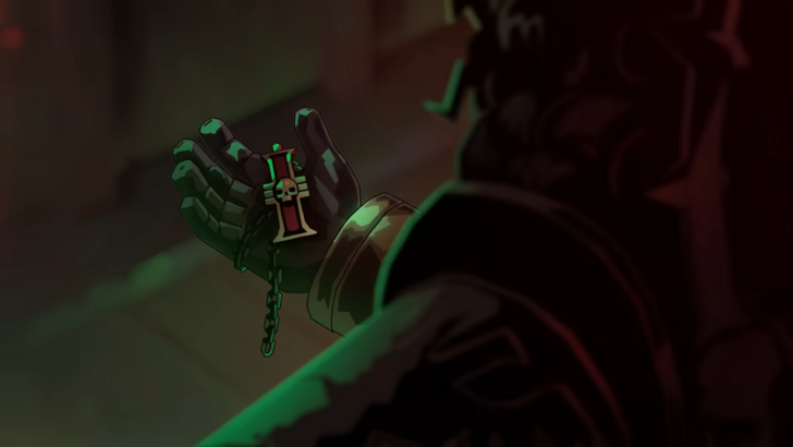 Warhammer 40,000: Dark Heresy lord inquisitor holding a cross