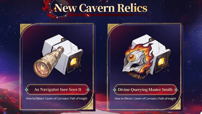 Honkai Star Rail 4.3 - New Cavern Relics