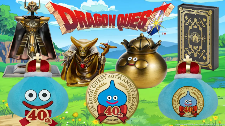 dragon quest 40th anniversary square enix merch collection