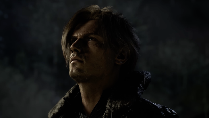 leon kennedy looking up