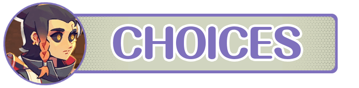 LumenTale Choices
