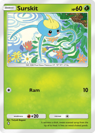 Pokemon TCG Pocket - B3a 001 Surskit