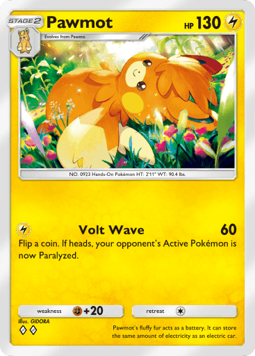 Pokemon TCG Pocket - B3a 016 Pawmot