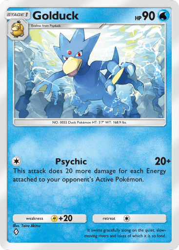 Pokemon TCG Pocket - B3a 007 Golduck