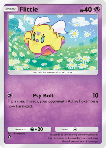 Pokemon TCG Pocket - B3a 021 Flittle