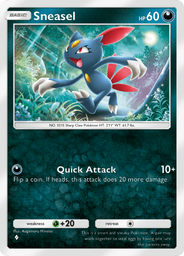 Pokemon TCG Pocket - B3a 038 Sneasel