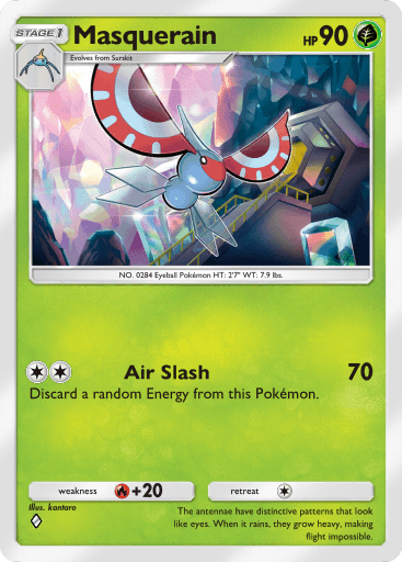 Pokemon TCG Pocket - B3a 002 Masquerain