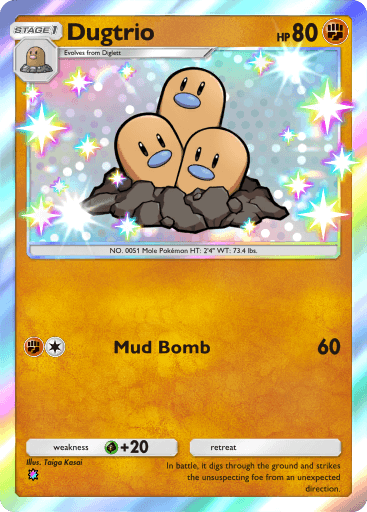 Pokemon TCG Pocket - B3a 099 Dugtrio