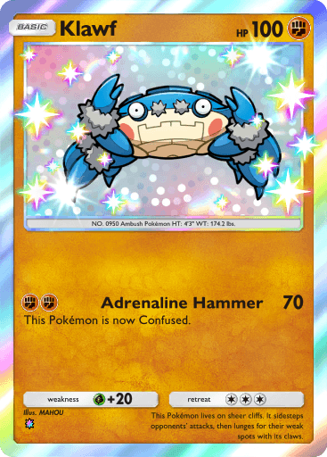 Pokemon TCG Pocket-  Klawf(B3a 100)