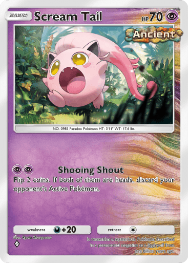 Pokemon TCG Pocket - B3a 025 Scream Tail