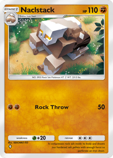 Pokemon TCG Pocket-  Naclstack(B3a 032)