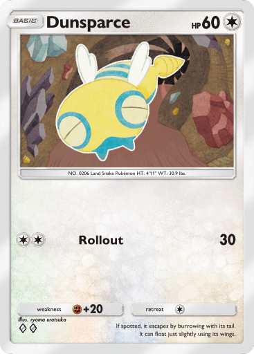 Pokemon TCG Pocket - B3a 059 Dunsparce