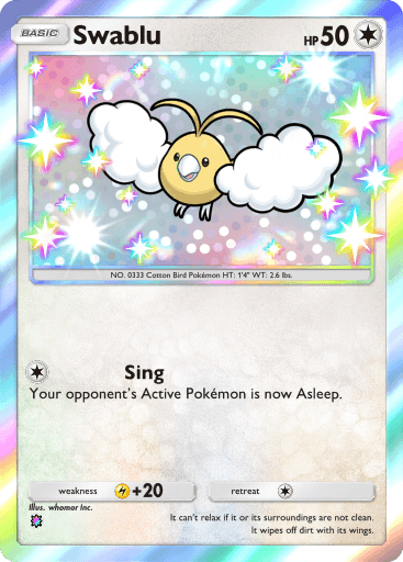 Pokemon TCG Pocket - B3a 102 Swablu