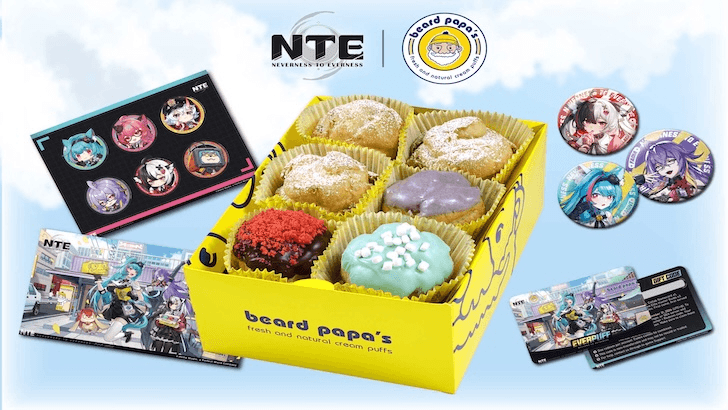 NTE collaboration cream puff set