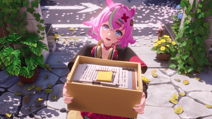Haniel delivering packages