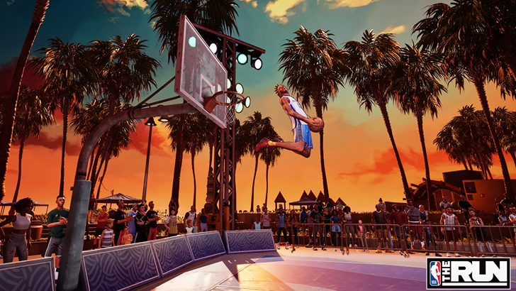 NBA The RUN Ja Morant performing a dunk