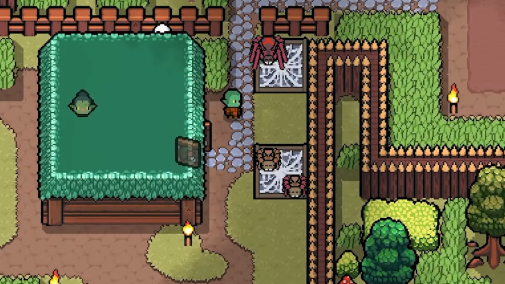 Isle Goblin with pet spiders
