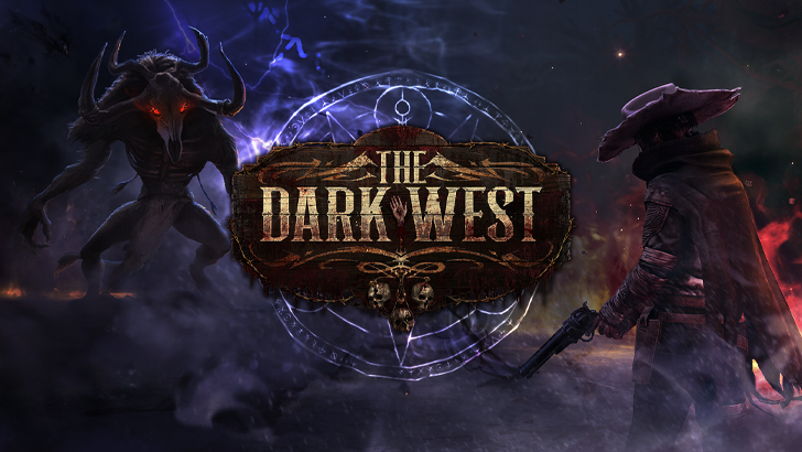 the dark west title card