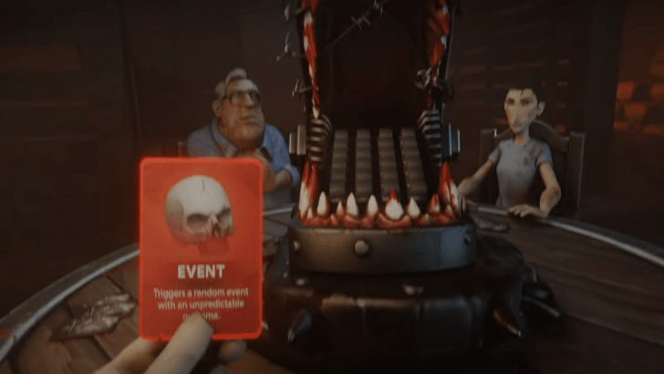 Hands over event card