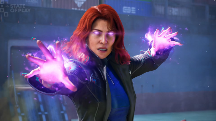 Jean Grey using her psychic powers