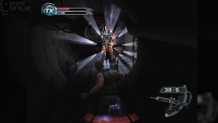 psi ops gameplay enemy flying back