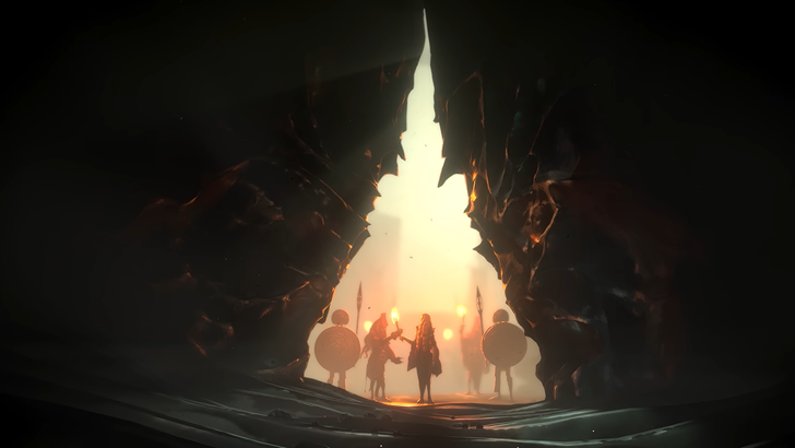 No Rest for the Wicked A group of players are about to enter a cave