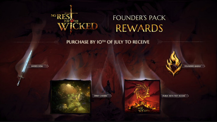 No Rest for the Wicked Founder Pack Cover art