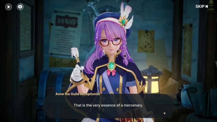 dragonsword awakening mercenary guild attendant
