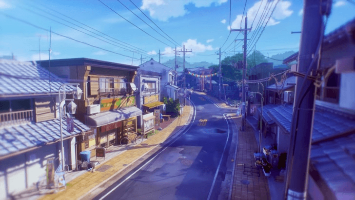 A street in Inaba