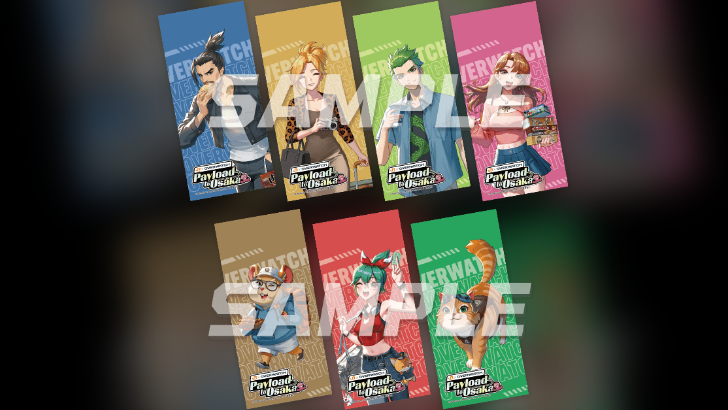 Overwatch Oshi Tabi phone wallpapers