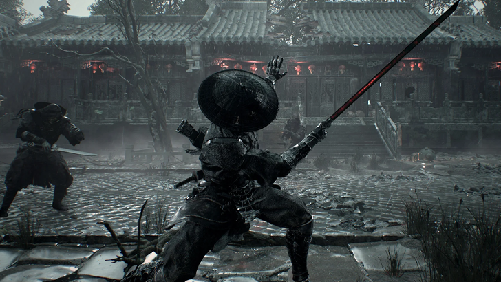 phantom blade zero seoul in combat wielding red sword