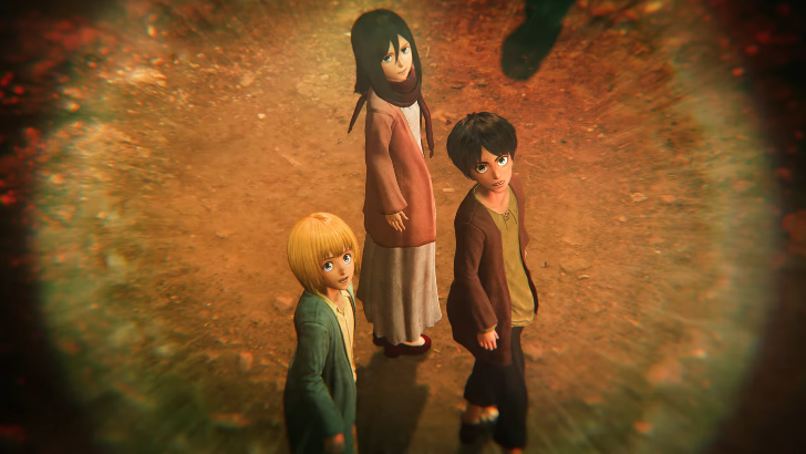 AOT 3 Eren, Mikasa, Armin