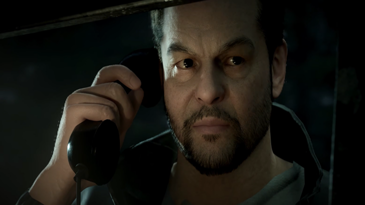 The Pines Edward Walker having an ominous phone call from a stranger
