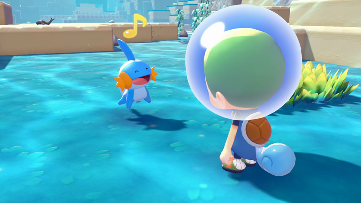 pokopia underwater mudkip