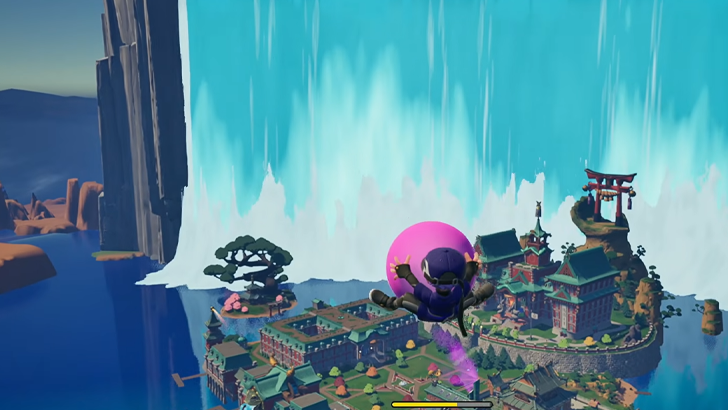 ninjala 2 gameplay floating hugging ninja gum bubble