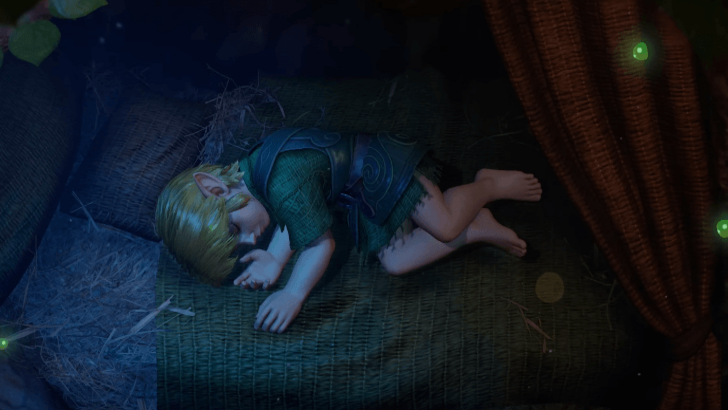 the legend of zelda ocarina of time sleeping link