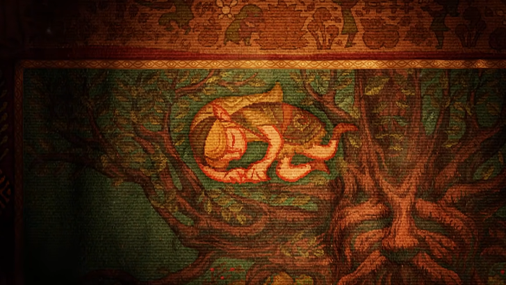 sleeping link tapestry