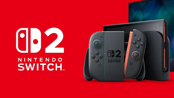 Nintendo switch 2 logo and console