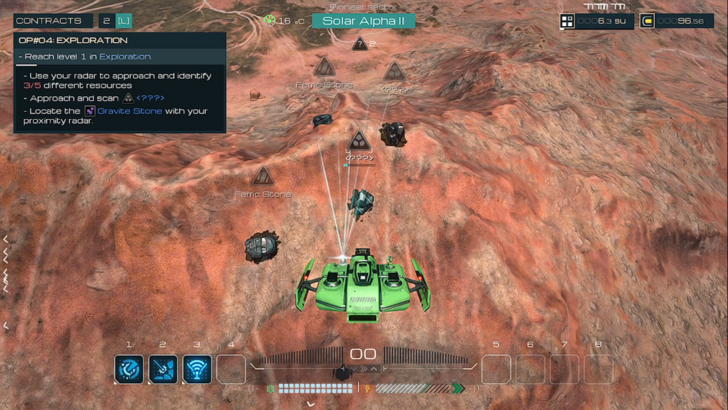 spacecraft ore mining laser