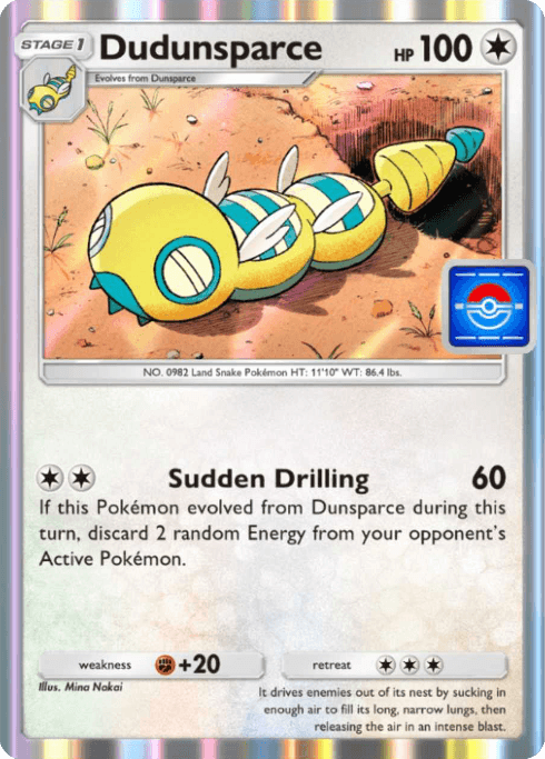 Pokemon TCG Pocket - P-B 068 Dudunsparce