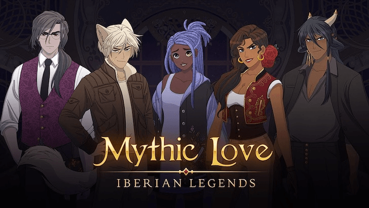 mythic love iberian legends title with 5 characters